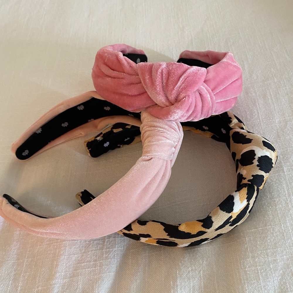 THREE Lele Sadoughi knotted headbands
